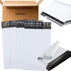 B&iacute;l&eacute; kur&yacute;rn&iacute; s&aacute;čky Extralink 4XL 450x550, balen&iacute; 50 ks
