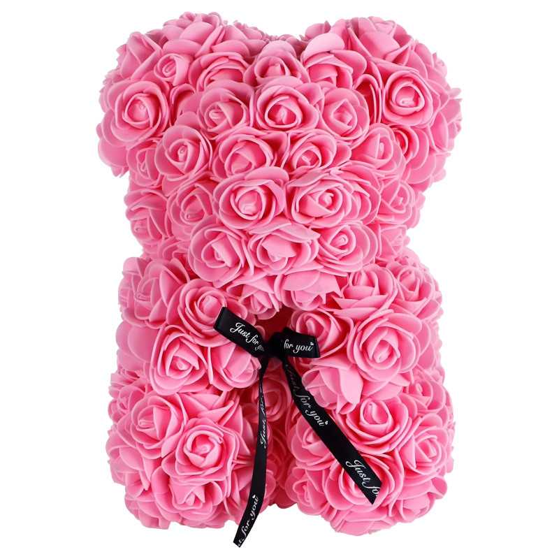 Urso de Rosa LED Extralink Home, Conjunto de Rosa 25cm Rosa - Imagem 3