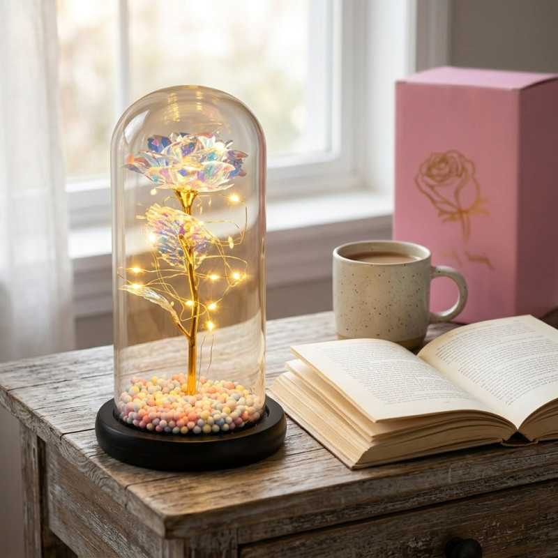 Eternal Gül Camda Extralink Home, Beyaz LED Işık - Görsel 2