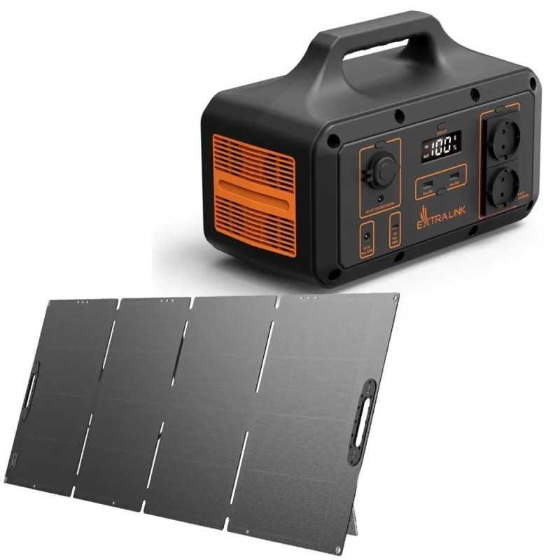 Extralink EPS-200W | Foldable solar panel | for Power Station - Image 2