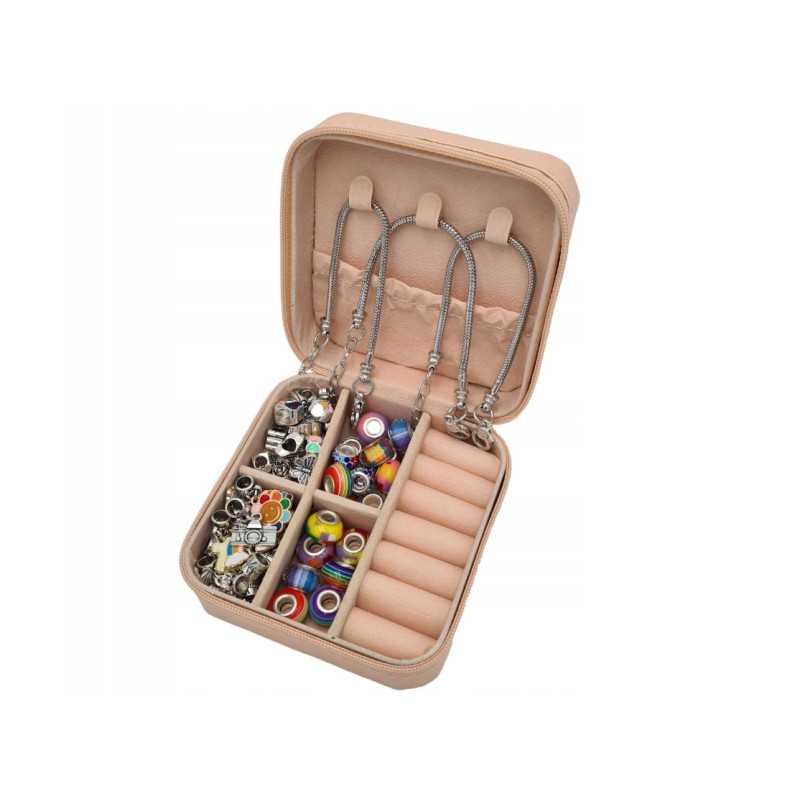 Extralink | Kit para criar joias e fazer pulseiras | Charms 66 peças + Saco - Imagem 2