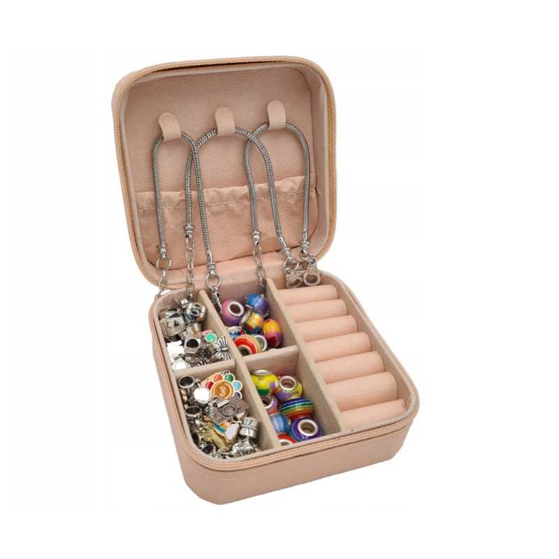 Extralink | Kit per creare gioielli e braccialetti | Charms 66 pezzi + borsa - Immagine 3