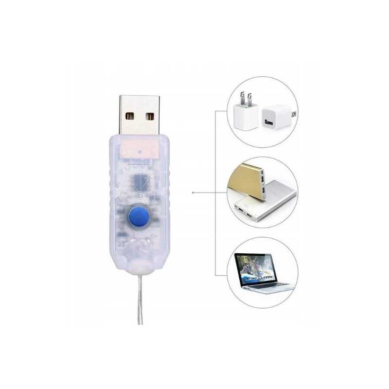 Cortina LED Extralink, 3x3 + Controle Remoto - Imagem 4