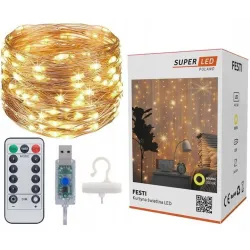 Cortina LED Extralink, 3x3 + Controle Remoto
