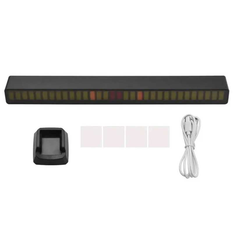 Extralink USB RGB LED Işığı, sesle etkileşimli, şarj edilebilir şerit, siyah - Görsel 2