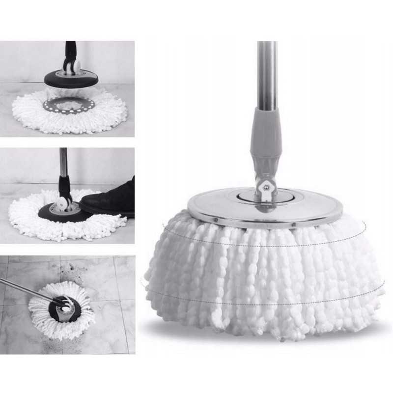 Extralink Rotationsmopp, 360 Spin Turbo 3-in-1 + 2 Mop Aufsätze - Bild 4