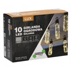 Extralink | Girlanda solarna ogrodowa | dł. 2 + 1,8 m lux...