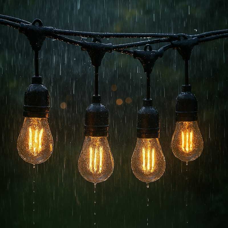 Extralink Garten-Girlande, 20m Lichterkette mit 20 Glühbirnen - Bild 3