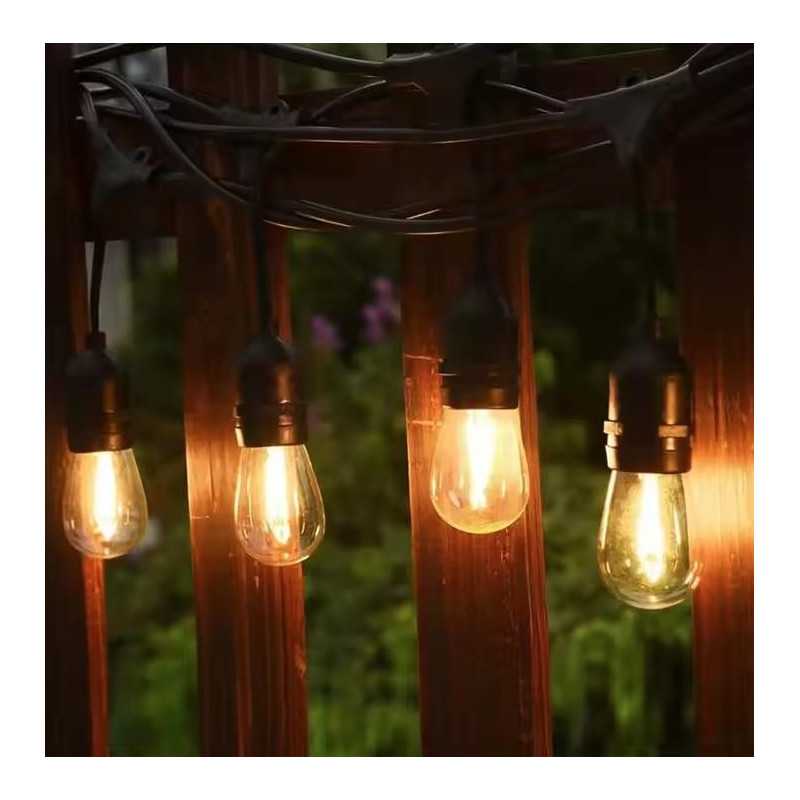Guirnalda de Jardín Extralink, Cadena de Luces de 20m con 20 Bombillas - Imagen 7