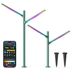 Govee H7086 RGBICWW Garden Lights | Ogrodowe oświetlenie LED | RGBWW, 1100 Lm, 2.4GHz Wi-Fi + Bluetooth, IP66 - Zdjęcie 2