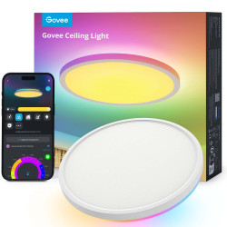 Govee H80A1 12inch RGBWW + RGBIC Round Smart Ceiling...