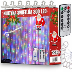 Extralink | Kurtyna świetlna LED | 3x3m, 300x LED, biały...