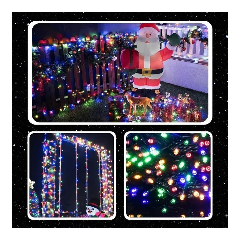 EXTRALINK LAMPKI CHOINKOWE ŚWIATEŁKA ŚWIĄTECZNE 300LED WEWN. ZEWN. MULTIKOLOR 21,7M - Imagen 9