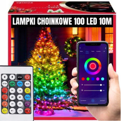 EXTRALINK LAMPKI CHOINKOWE 200 LED MULTIKOLOR ŚWIĄTECZNE...