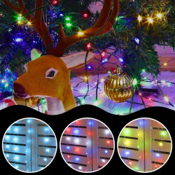 EXTRALINK LAMPKI CHOINKOWE 200 LED MULTIKOLOR ŚWIĄTECZNE SMART WIFI PILOT 10M - Imagem 6