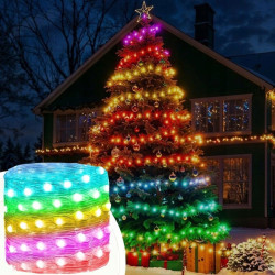 Extralink | Lampki choinkowe | świąteczne, 10m, 200 LED, multikolor, smart, WiFi, pilot - Zdjęcie 8