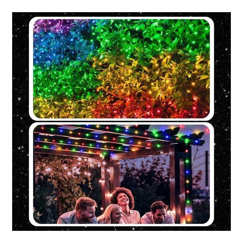 EXTRALINK LAMPKI CHOINKOWE 200 LED MULTIKOLOR ŚWIĄTECZNE SMART WIFI PILOT 10M - Imagem 9