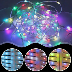 EXTRALINK LAMPKI CHOINKOWE PASEK 200 LED MULTIKOLOR ŚWIĄTECZNE SMART WIFI PILOT 20M - Obrázek 2