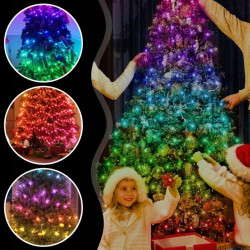 Extralink | Lampki choinkowe | świąteczne, 20m, 200 LED, multikolor, smart, WiFi, pilot - Zdjęcie 6