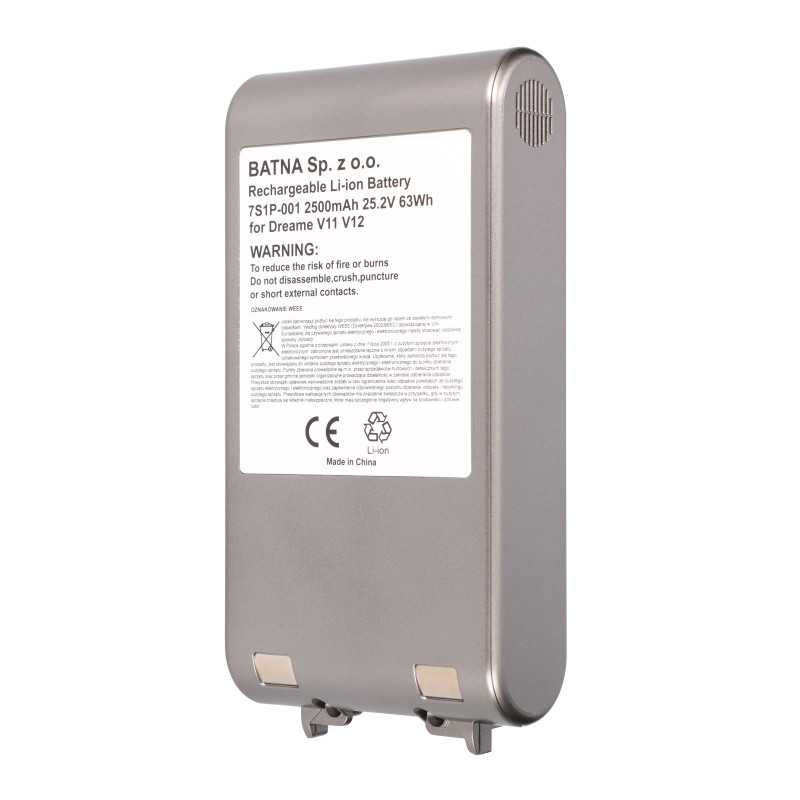 DREAME V11 V12 V11SE V12PRO V16 Battery 25.2V 2500mAh - Image 4