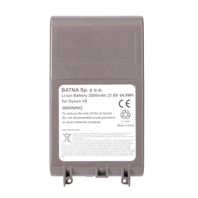 BATERIA ZAMIENNIK DYSON V8 21.6V 3000MAH - Imagen 2