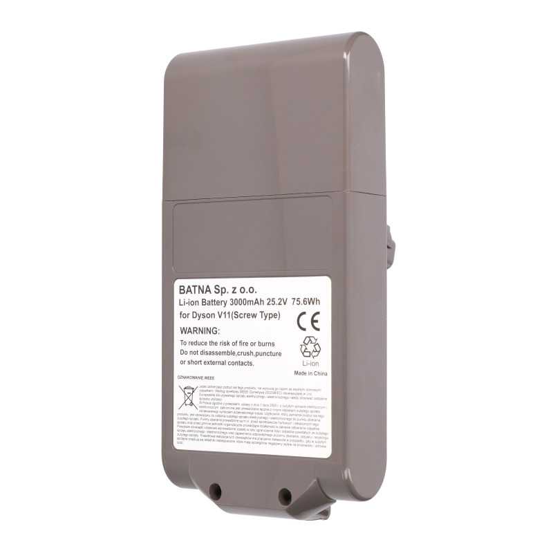 Extralink | Bateria, akumulator do odkurzacza, zamiennik dla Dyson V11 | (Screw type) 25.2V 3000mAh - Zdjęcie 3
