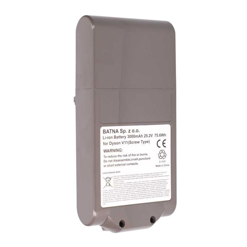 Extralink | Bateria, akumulator do odkurzacza, zamiennik dla Dyson V11 | (Screw type) 25.2V 3000mAh - Zdjęcie 4