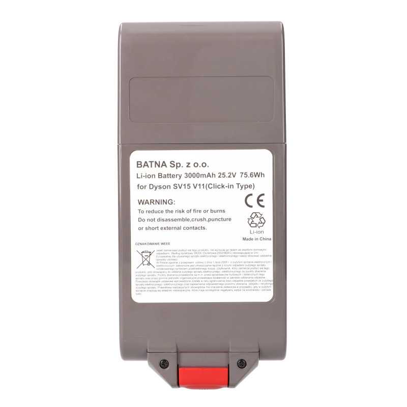 BAHNO DYSON V11 (KLIKNOUT TYP) 25.2V 3000mAh - Obrázek 2