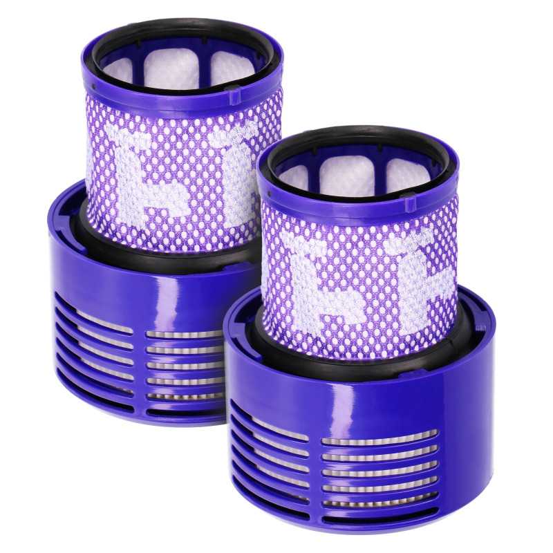 Conjunto de Filtros Laváveis para Aspirador Dyson V10 SV12, 2 Peças
