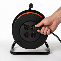 EXTRALINK POWERLINK PRZEDŁUŻACZ NA BĘBNIE 30M Z...