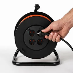 EXTRALINK POWERLINK PRZEDŁUŻACZ NA BĘBNIE 30M Z...