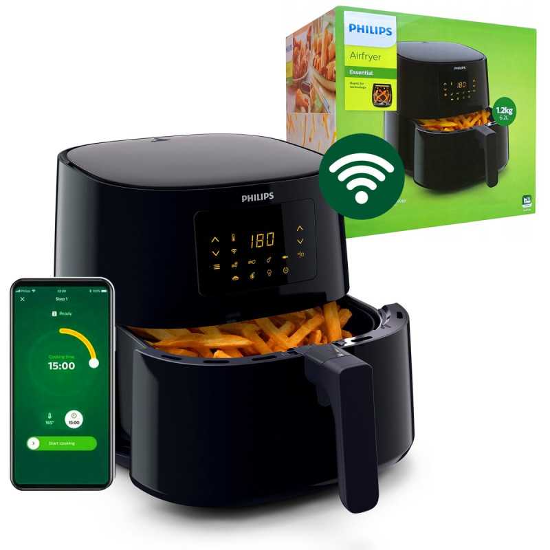 Philips Heißluftfritteuse HD9280/70, 2000W, 6.2L
