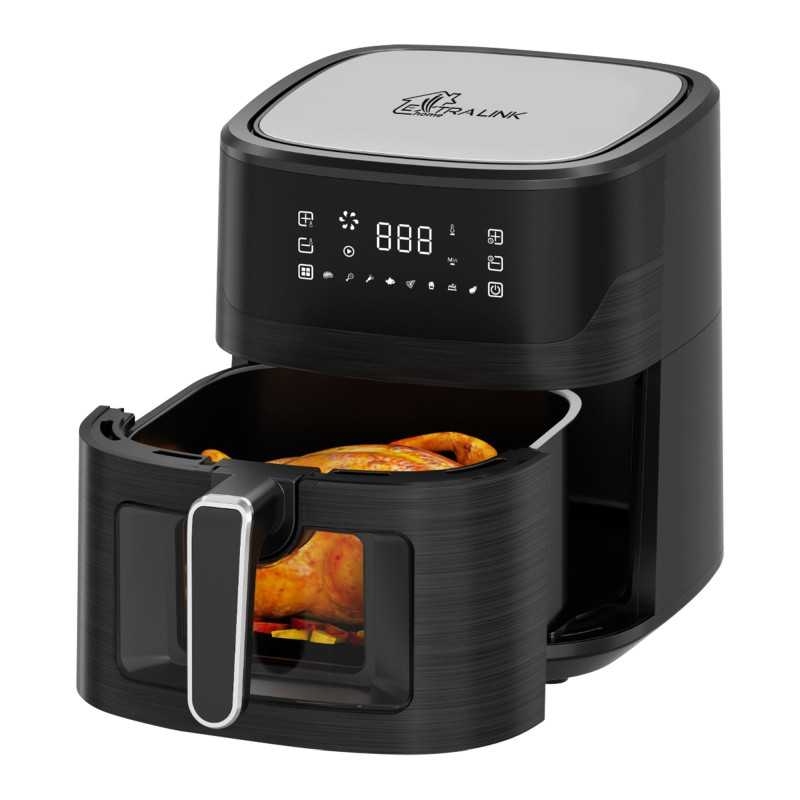 Extralink Akıllı Hayat Hava Fritözü SJ-650 6.5L AB, 1600W - Görsel 2