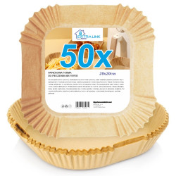 Бумажные вклады для фритюрниц 20 x 20 см, 50 шт