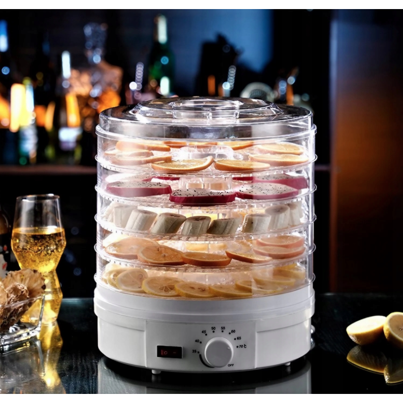 EXTRALINK HOME SUSZARKA DO GRZYBÓW OWOCÓW WARZYW ZIÓŁ SPOŻYWCZA DUŻA MOCNA PRO 500W + 5 SIT 27CM BIAŁA - Imagem 4
