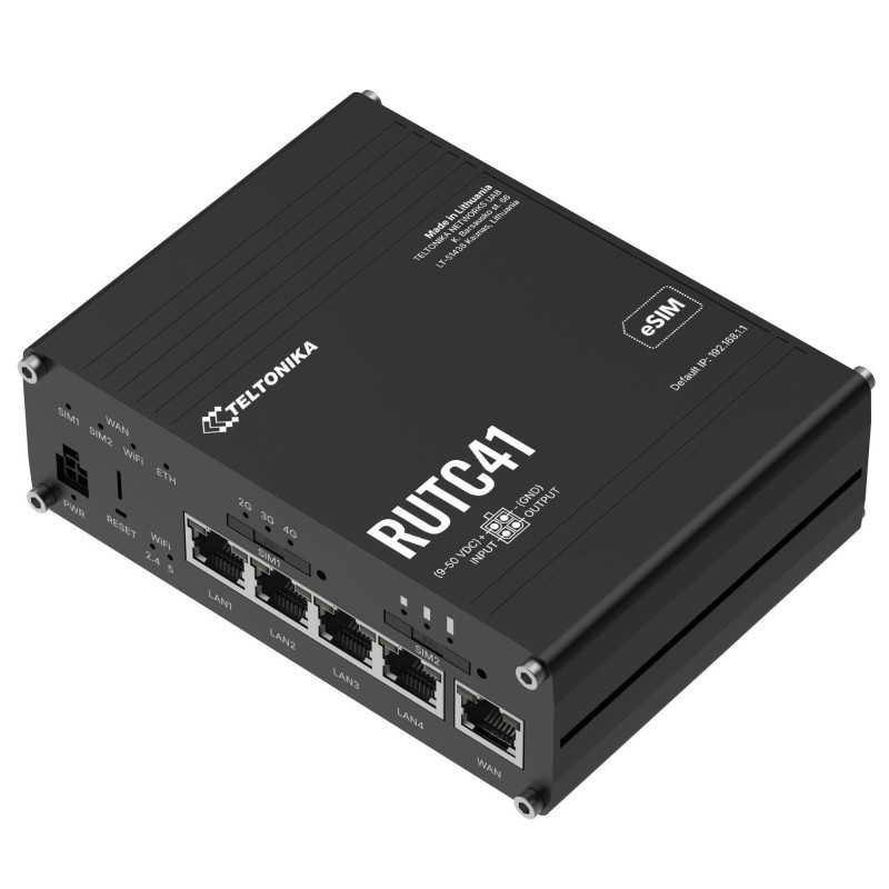 TELTONIKA RUTC41 4G EDGE ROUTER, CAT4 ALA440 MODEM - Imagen 3