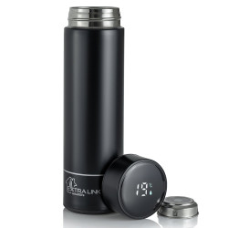 Extralink Smart Travel Mug Schwarz | Thermobecher | mit...