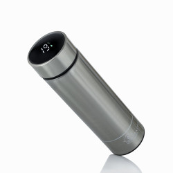 Extralink Smart Travel Mug Silber | Thermobecher | mit LED-Anzeige - Bild 2
