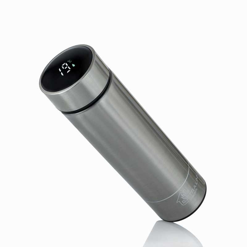 Extralink Smart Travel Mug Plata | Taza térmica | con pantalla LED - Imagen 2