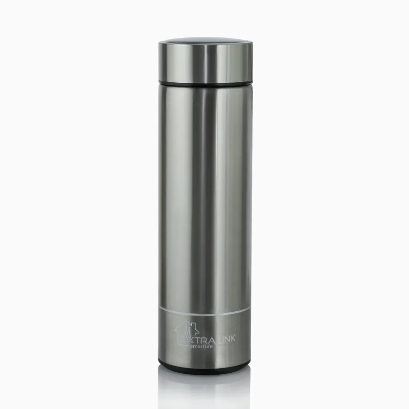 Extralink Smart Travel Mug Prata | Caneca térmica | com visor LED - Imagem 3