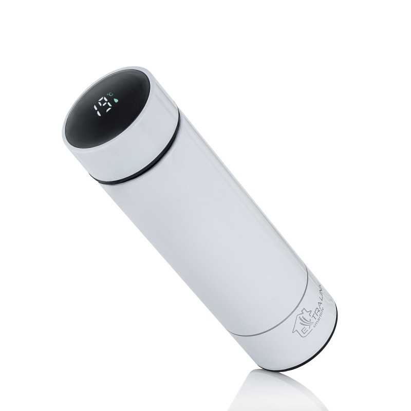 Термокружка Extralink Smart Travel Mug Белая, Термос с дисплеем температуры - Изображение 2