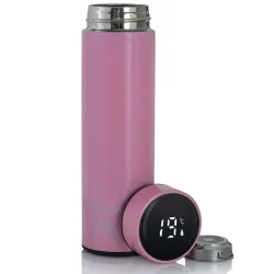 Extralink Smart Travel Mug Pink | Thermal mug | with LED...