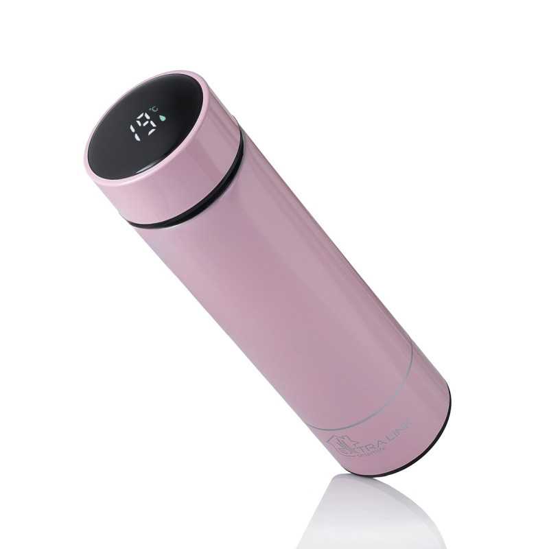 Extralink Smart Travel Mug Rosa | Taza térmica | con pantalla LED - Imagen 2