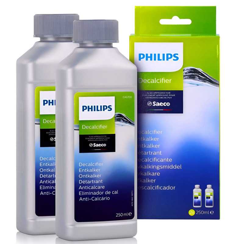 Entkalker für Saeco Espressomaschinen CA6700/22, 2x 250 ml