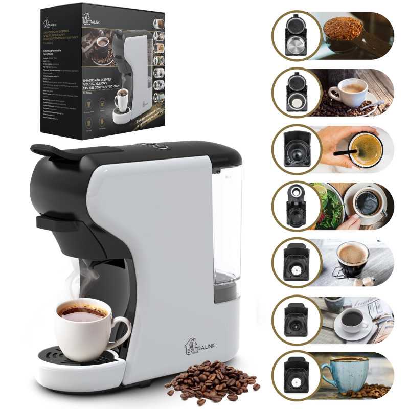 Extralink Home | Uniwersalny ekspres na kapsułki | czarno-biały - Zdjęcie 2