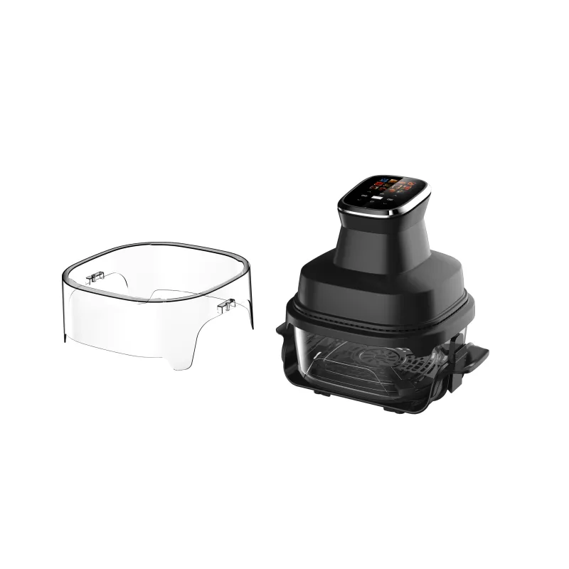 EXTRALINK HOME GLASS SZKLANY AIR FRYER 4L EU SJ-400G INVISIFRY Z POJEMNIKIEM - Изображение 5
