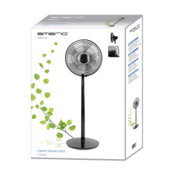 Emerio FN-114474.1 Black | Standing Fan | 40cm, 3 speed settings - Image 2
