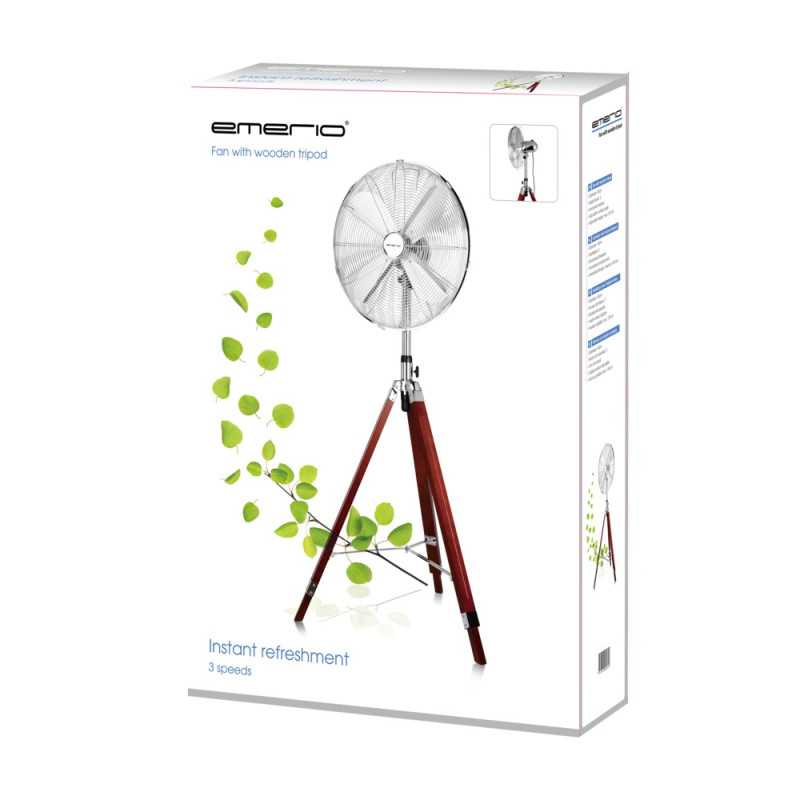 Emerio FN-120952 Bílá | Stojací ventilátor | 40 cm, 3 nastavení rychlosti - Obrázek 2