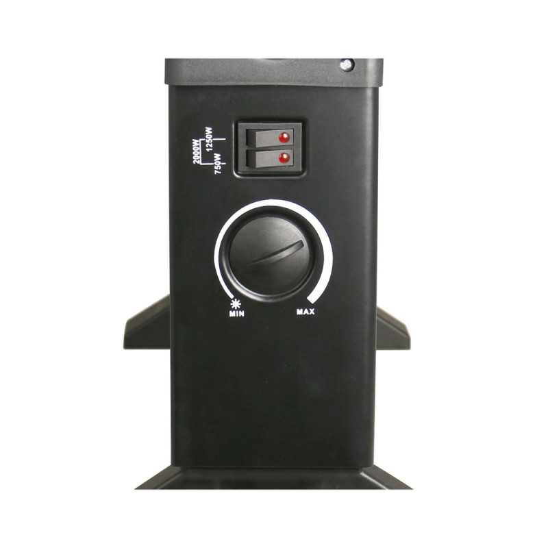 Emerio CH-128215.1 Czarny | Grzejnik konwektorowy | 2000W - Zdjęcie 2