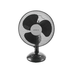 Emerio FN-114202.1 Preto | Ventilador de Mesa | 30 cm, 3...